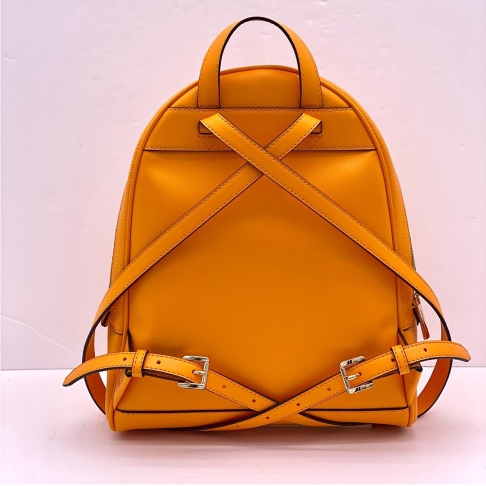 Michael Kors Mustard Backpack with Patches - Picture 4 of 14